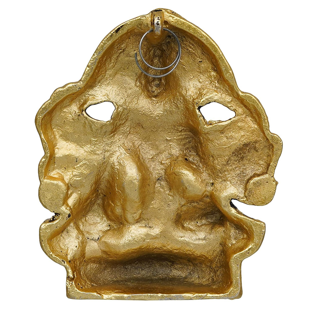 Premium Metal PanchMukhi Hanuman for Door Entrance Idol Statue Murti for Home and Pooja Decor | Diwali Puja Items for Home Decor (Gold, 5.5 Inches)