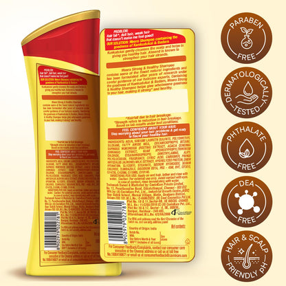 Meera Strong & Healthy Shampoo, 180ml, Yellow