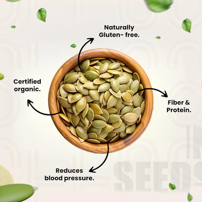 FaithFoods Organic Roasted Pumpkin Seeds 200g | Kaddu Ke Beej | Enriched with Pink Salt | High Protein & Zinc | Healthy Diet Food | High in Antioxidant Superfood | Natural Energy & Immunity Booster