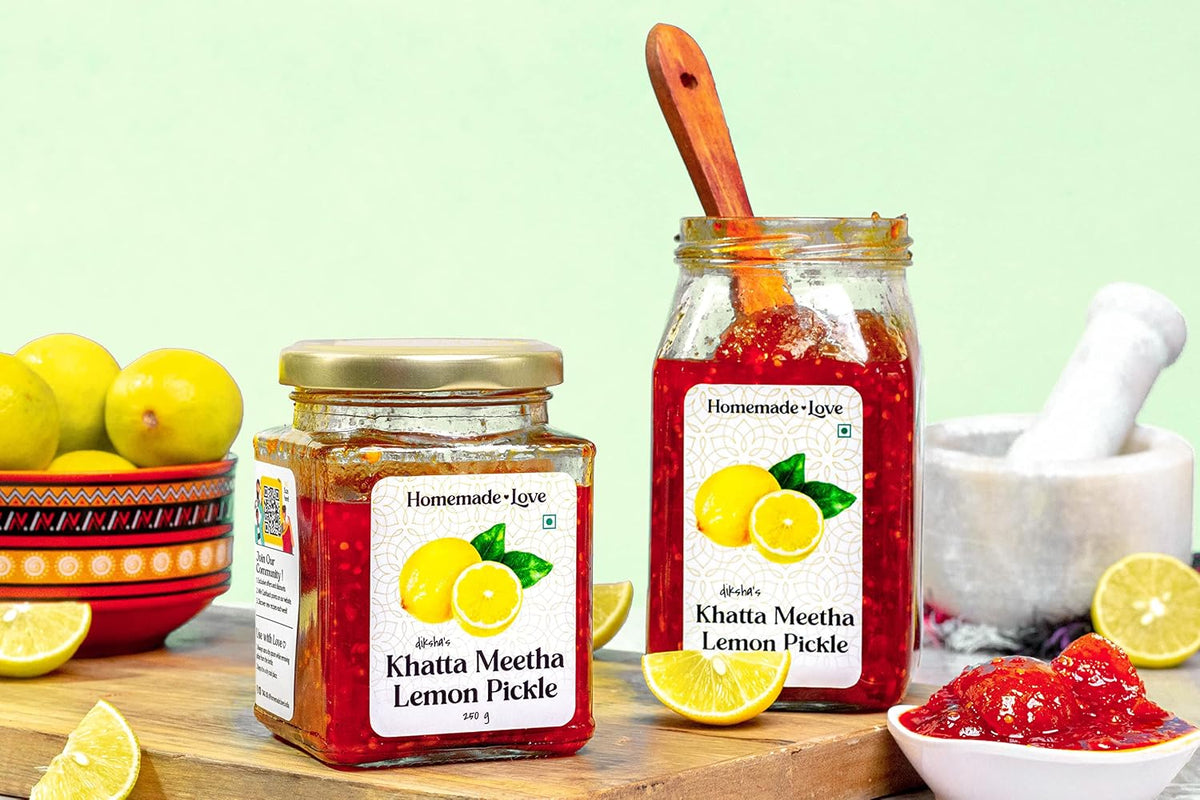 Homemade Love Lemon Pickle | Sweet and Sour Nimbu Ka Achaar | Khatta Meetha Nimbu Achar
