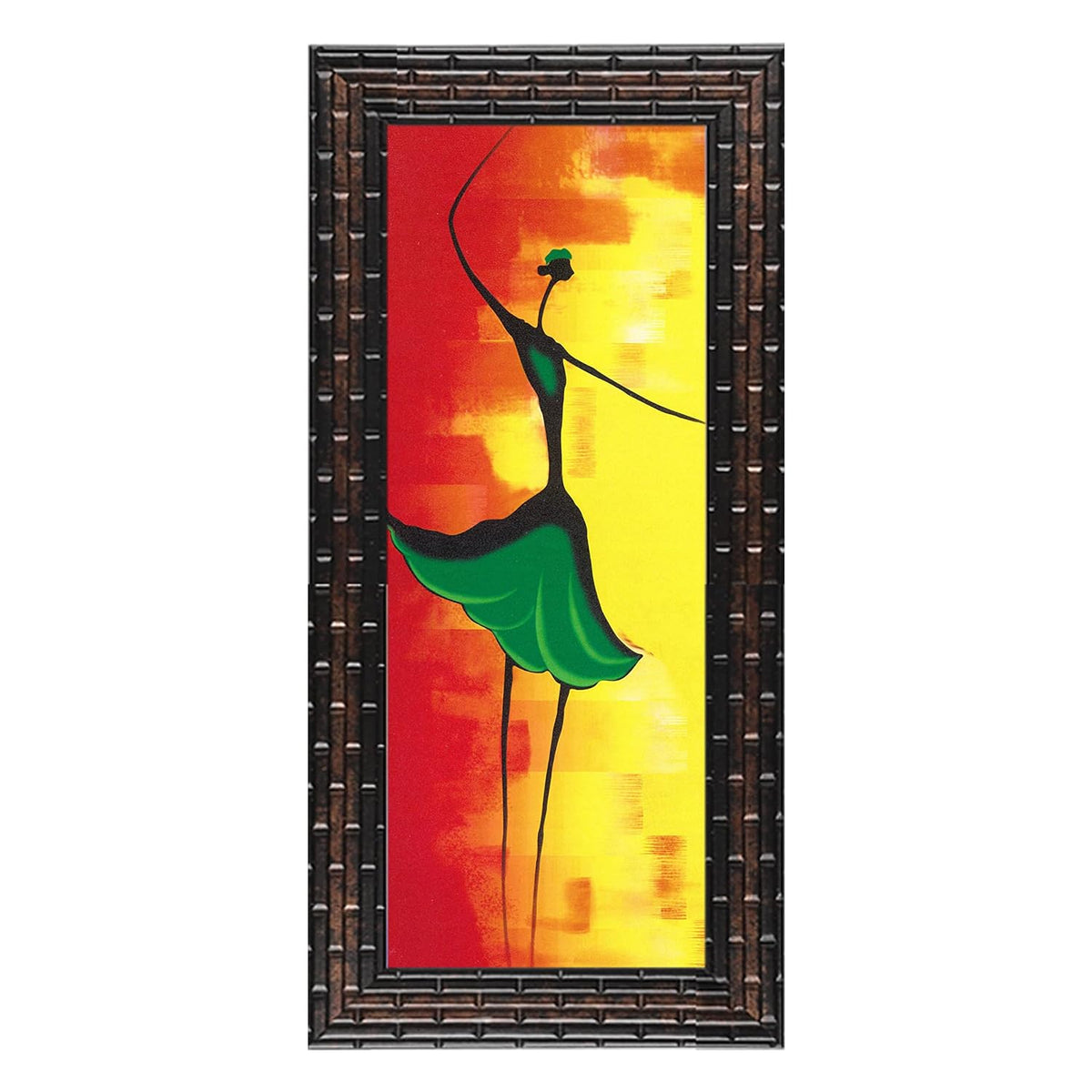 3 Pc Set Of Still Life Paintings Without Glass 5.2 X 12.5, 9.5 X 12.5, 5.2 X 12.5 Inch (6 X 13, 10.2 X 13, 6 X 13 INCH, Copper Brown)