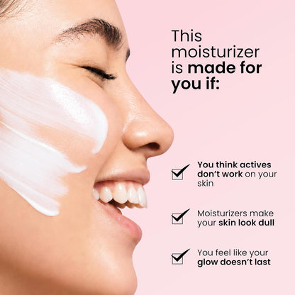 Foxtale Lightweight Brightening Face Moisturiser with Vitamin C & Niacinamide |Brightens & Evens Skin Tone, Fades Dark Spots & Deeply Hydrates | For Normal to Dry Skin | For Men & Women | 50 g