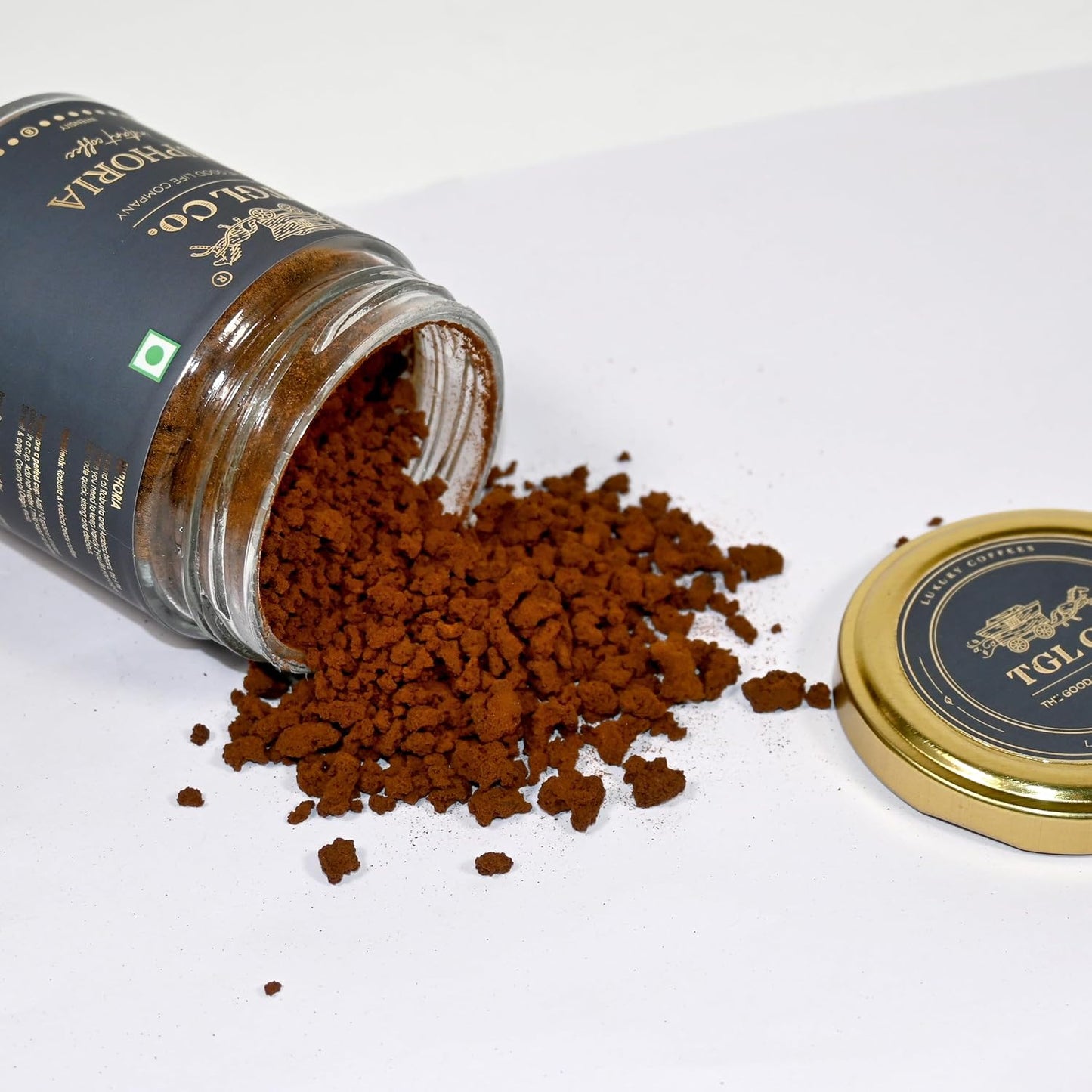 TGL Co. The Good Life Company Euphoria Instant Coffee Powder 50 Gm Jar| Anti Oxidant | Boost Energy | No Artificial Flavour