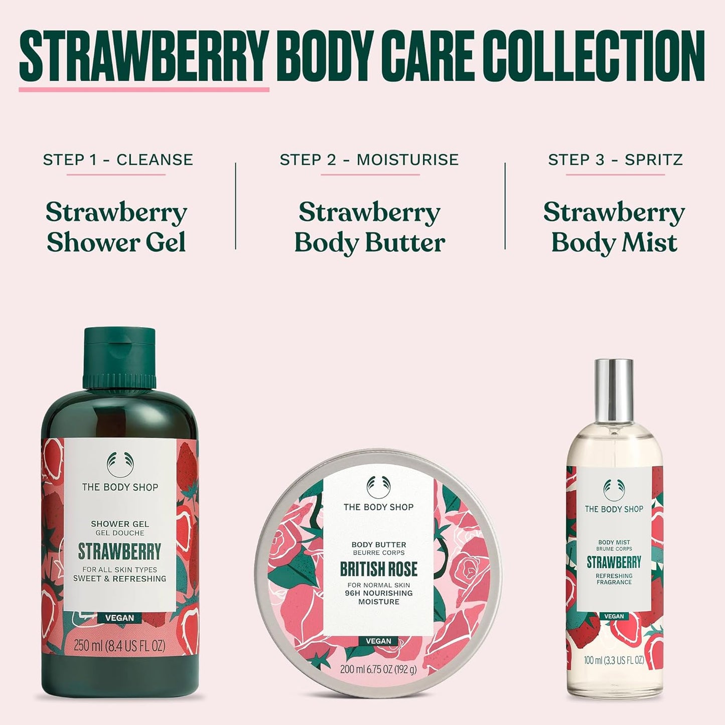 The Body Shop Strawberry Softening Body Butter, 200ml