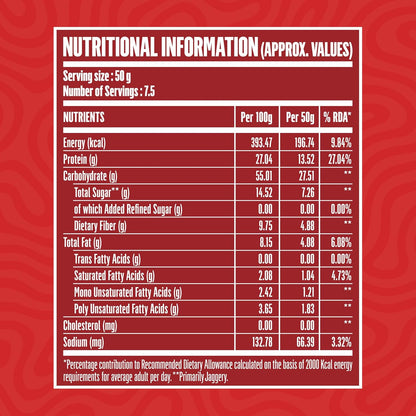 Doctors Choice High Protein Oats 375g | 27g Protein Oatmeal | Dark Choco Berry Flavor | No Added Sugar | Gluten Free | High Fiber Healthy Breakfast Oats