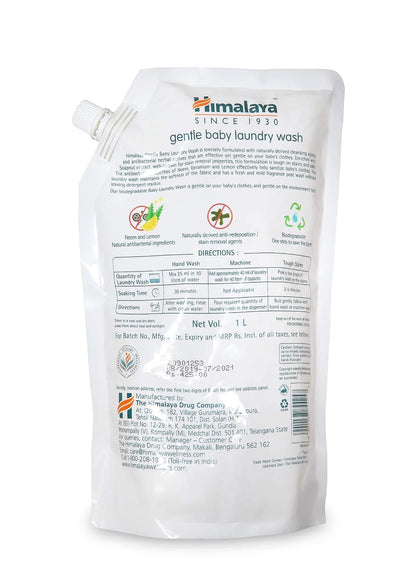 Himalaya Gentle Baby Laundry Liquid Wash 1 Ltr (Pouch)