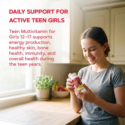 GNC milestones Teen - Multivitamin For Girls 12-17 (120 Caplets)
