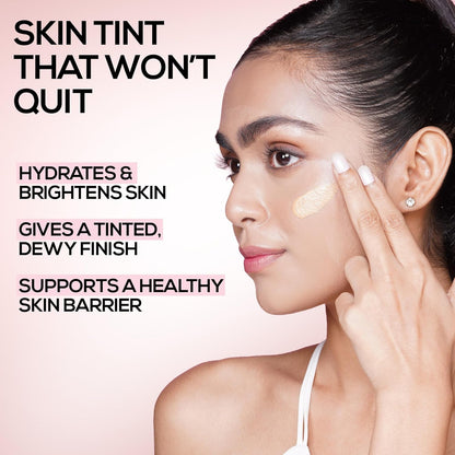RENEE Tinted Moisturiser - Sunkissed Sand| Hydrates, Boosts Radiance, Repairs Barrier & Brightens Skin | With Niacinamide, Acai Berry & Ectoin | 50 ml