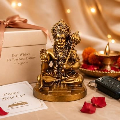 UNOVATE Hanuman Idol for Car Dashboard, Home, Office Desk | Hanuman Murti