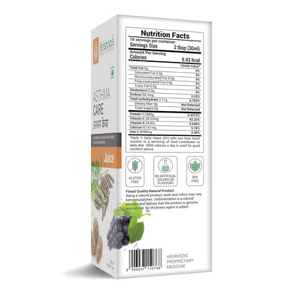 Krishna's Herbal Asthma Care Juice With Goodness of Tulsi & 13 other Herbs for Ease Breathing, Boost Immunity - 1000 ml (Pack of 1)