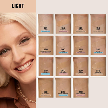 Revlon Liquid Foundation, ColorStay Face Makeup for Combination & Oily Skin, SPF 15, Medium-Full Coverage with Matte Finish, Natural Ochre (175), 1.0 oz