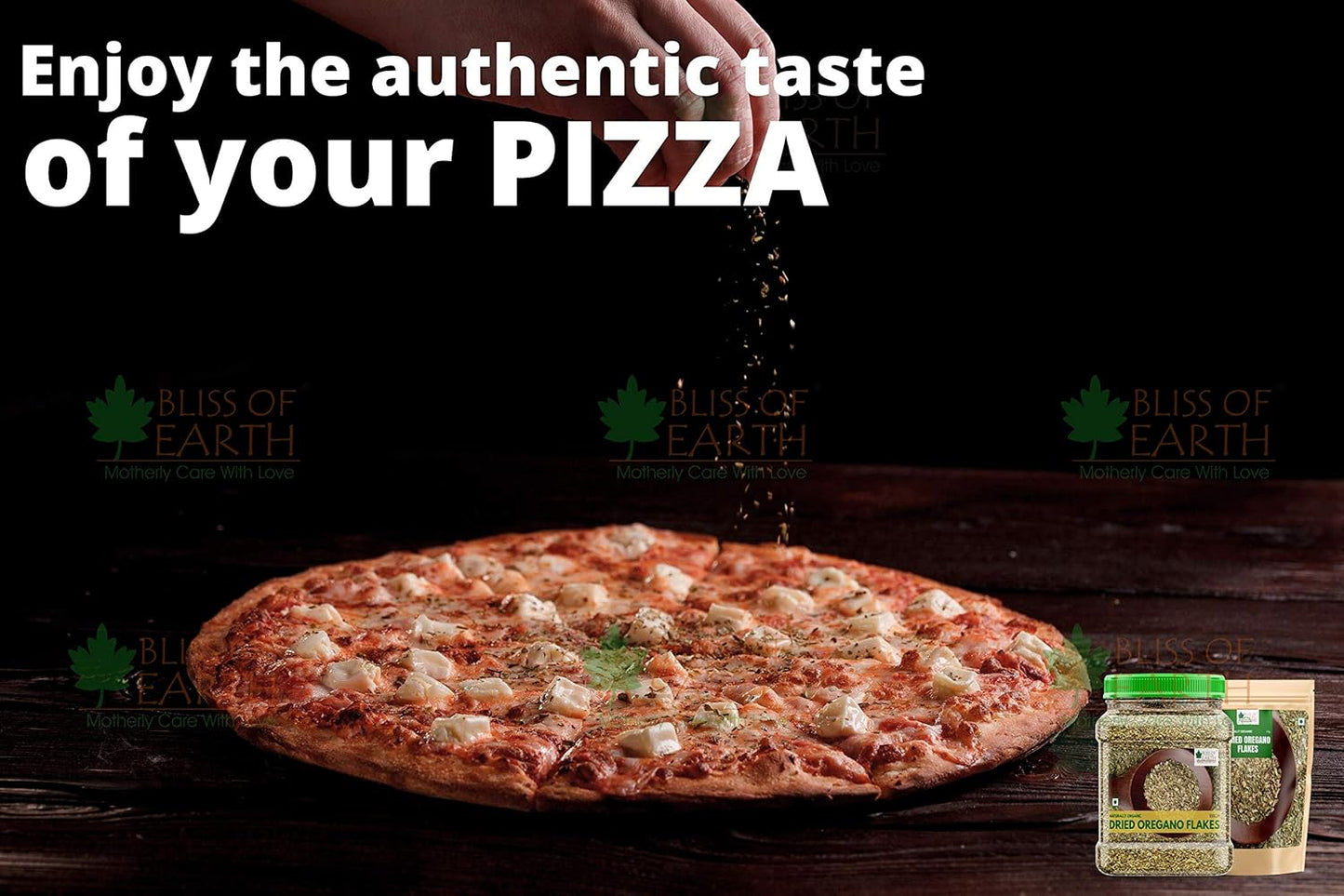 Bliss of Earth 100Gm Naturally Organic Dried Oregano Flakes For Seasoning On Pizza & Pasta