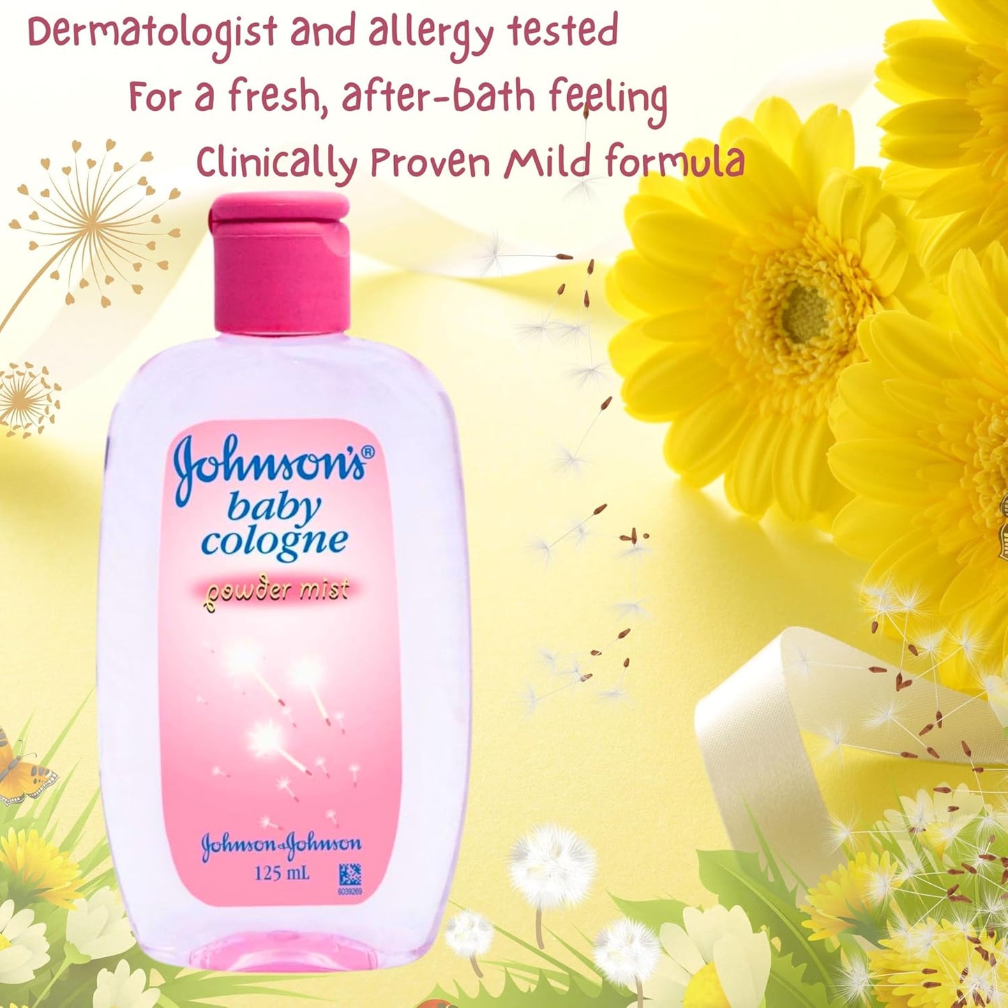 Johnsons Baby Cologne Powder Mist 125mL