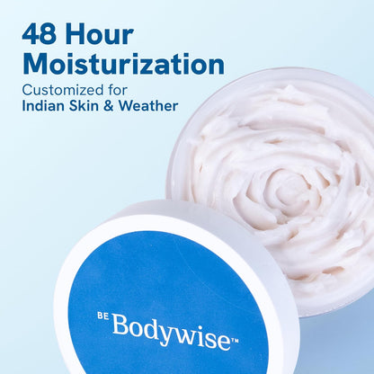 Be Bodywise 4% AHA BHA Shea Body Butter | 200g | With 48 hours of Intense Moisturization | For smooth and radiant skin