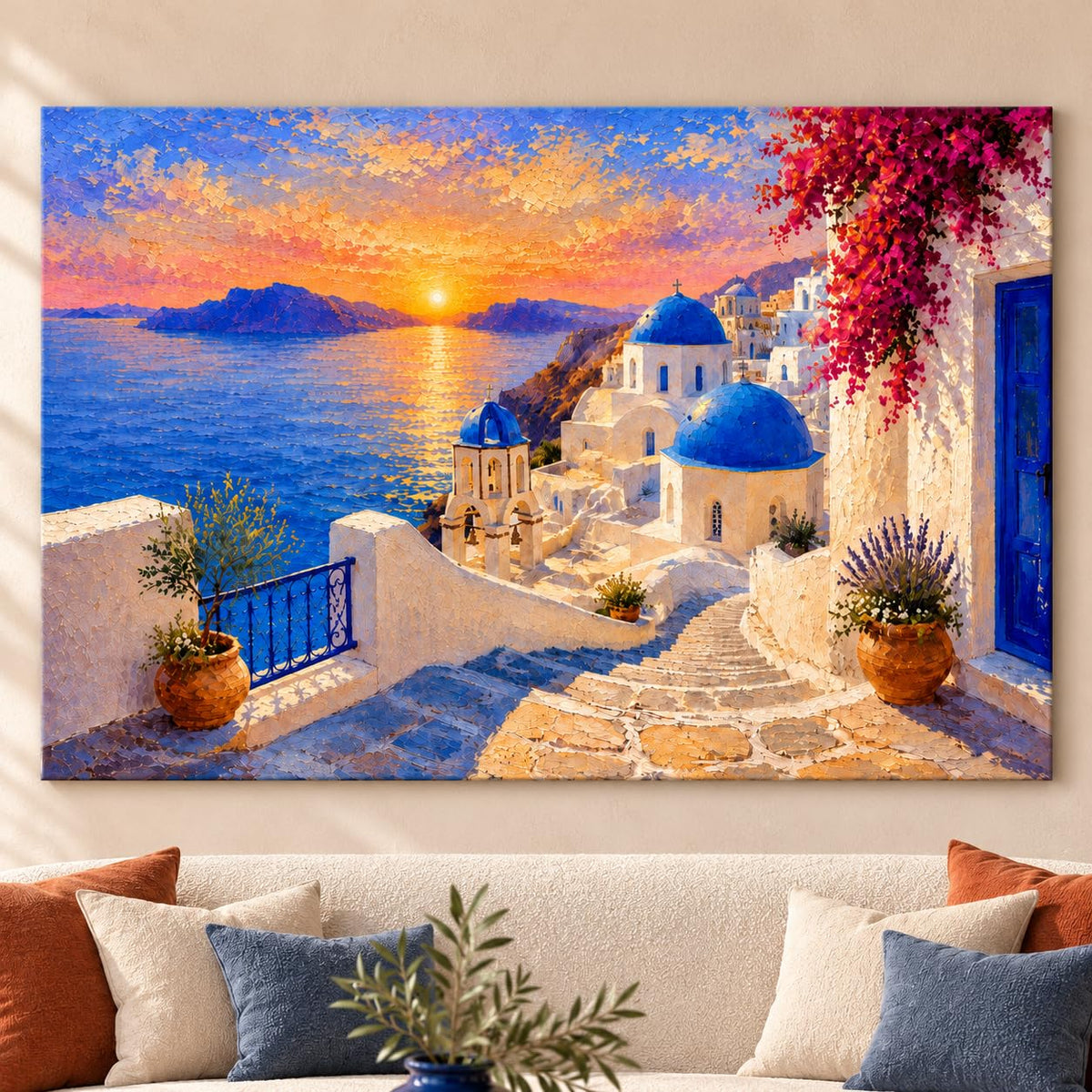 UNFRAMED 36 x 24 Inch Canvas Painting roll, Modern European-Style Wall Art, Beautiful Digital Painting for Home, Living Room, Bedroom, Office, Hotels, Artwork, for Gifting