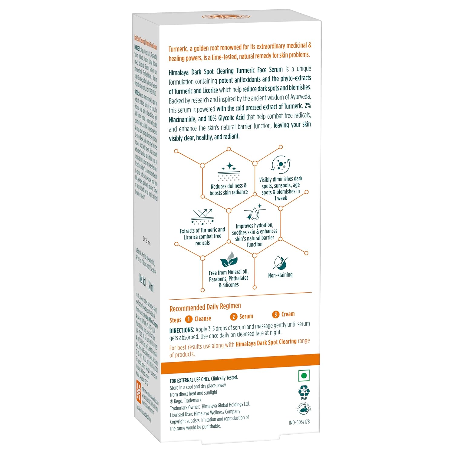 Product packaging with text and graphics on a white background