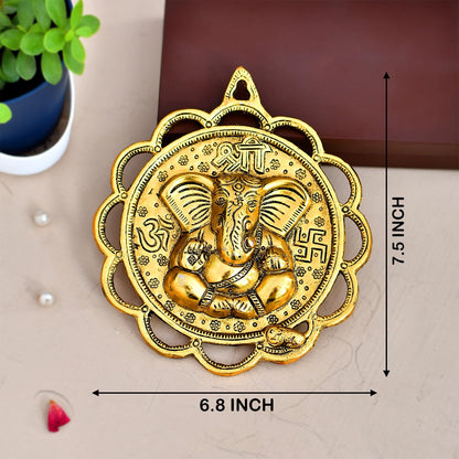 Ganesh Ganesha Ganpati Showpiece Main Door Hangings for Home Décor Decoration and Gift Purpose Diwali Gifts, Pooja, Temple All Hanging Siddhi Vinayak Ganesha Wall Decor Showpiece