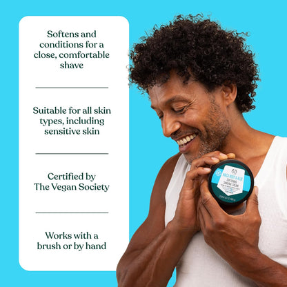 The Body Shop Maca Root & Aloe Softening Shaving Cream for Men - Feel Refreshed And Moisturised