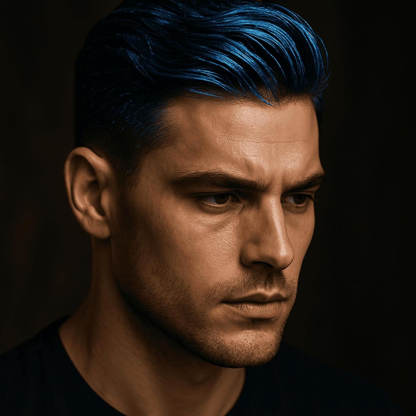 Beauty Garage Gear Up Hair & Beard Blue Color Wax Bold Blue Hue | Flexible Hold with Hair-Loving Oils, 100g