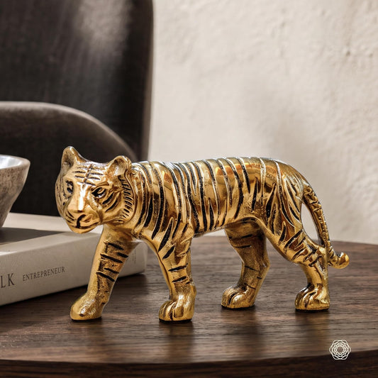 BEHOMA Metal Tiger Decorative Figurine Showpiece