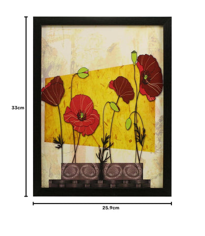 3 PC Set of Floral Paintings (1062)