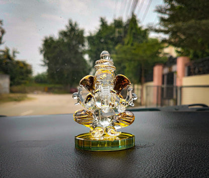 Ganesha Statue for Home Temple Decoration I Ganesh Idol for car Dashboard I Ganesha Statue I Ganesh ji murti I Ganesh Idol I Ganesh chaturthi Decoration (Design 1)