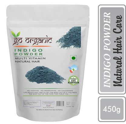 Go Organic Indigo Powder, 450 g