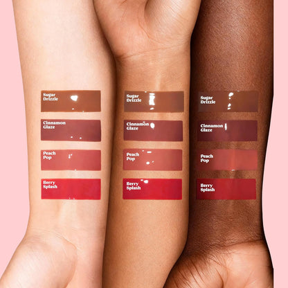 RENEE Juicy Fix Tinted Lip Balm- Sugar Drizzle | Shiny, Glossy Finish | Protects Lips With SPF 30 | Repairs & Nourishes Dry, Flaky Lips | With Peptides, Ceramides & Hyaluronic Acid | 10 g