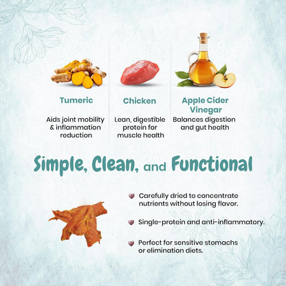 Fur Loved Chick-A-Chewy - 100% Natural Chicken Jerky Dog Treats (30 GM)