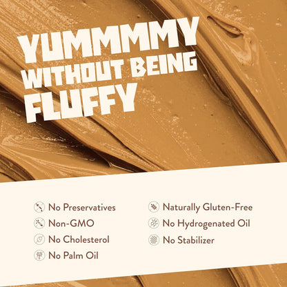 Nutrabay Foods All-Natural Peanut Butter (Creamy) - Unsweetened, 400g | 100% Roasted Peanuts, 28g Protein, Zero Cholesterol, Vegan, Gluten Free, Non GMO