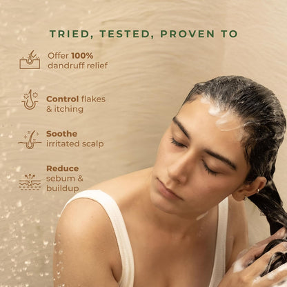 Naturali Australian Tea Tree Non-Drying Dandruff Defence Shampoo 200 ml | Removes Dandruff from Source | Soothes Itching, Irritation | Strong & Smooth Hair | For Men & Women | No Sulphate No Paraben
