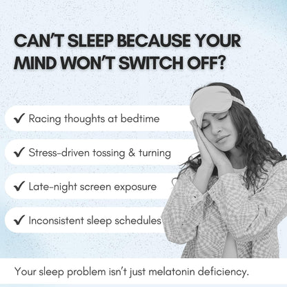 ANUPURAK Melatonin 3mg Sleep Tablets | 11 Actives Sleep Supplement with 5-HTP, Ashwagandha, Tagara & L-Theanine | Sleep Cycle & Nighttime Calm Support | Non-Habit Forming | 90 Veg Tablets (90 Days)