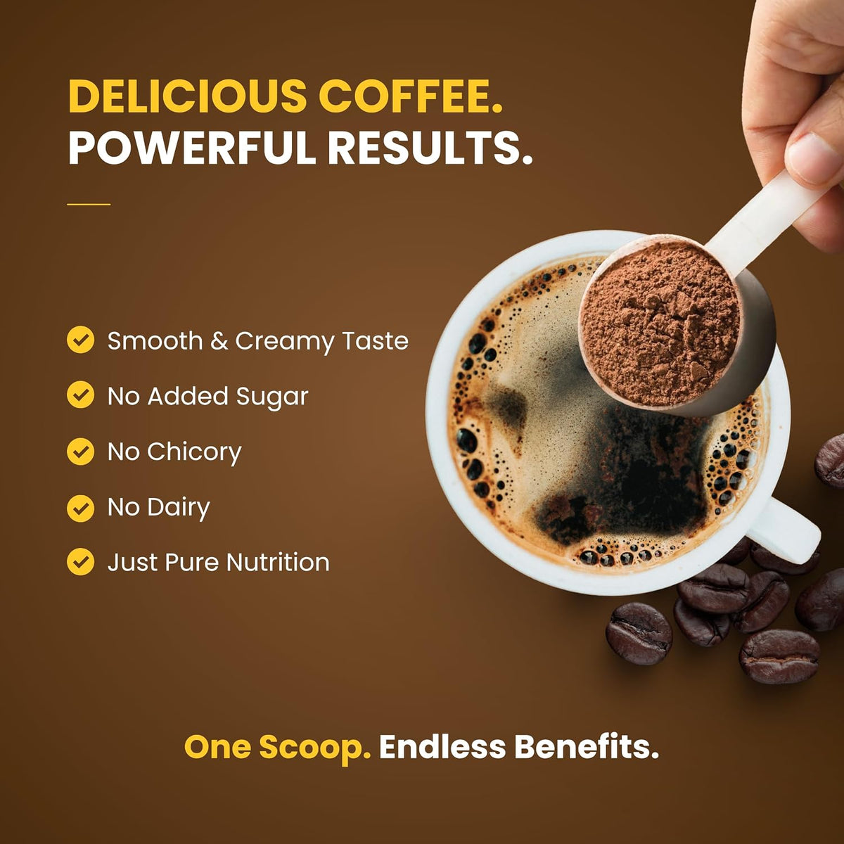 HEALEO Fat Burner Coffee 150g for Men & Women – Instant Coffee with MCT, L-Carnitine, Garcinia Cambogia & Green Coffee Bean Extract | Supports Healthy Weight Management