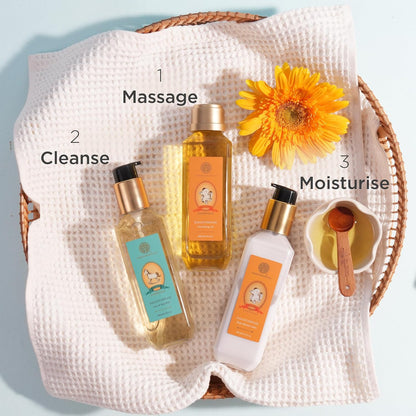 Forest Essentials Baby Hair Oil with 10 herbs specially for Baby Care to gently nourish delicate skin | Ayurvedic Head Massage Oil for Babies | Promotes Hair Growth | Gentle & Natural