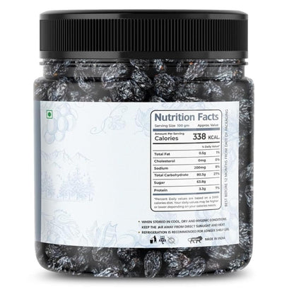 LILA DRY FRUITS Kali Kismis Seedless Afghani Black Raisins Delicious Healthy Snacks | Naturally Sweet Kishmish for Daily Use High in Antioxidants Munakka DryFruit for Cooking Perfect for Giftings