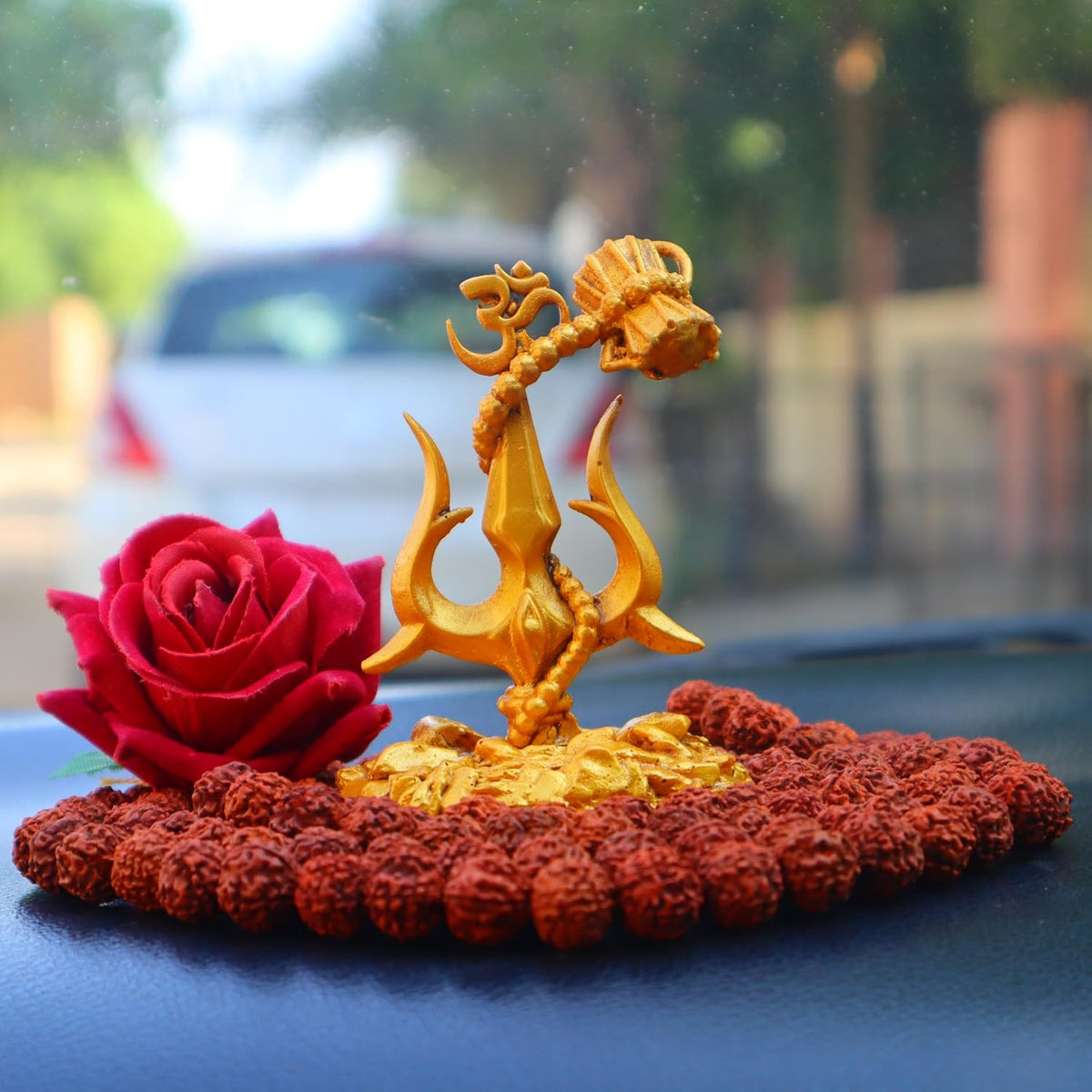 Adiyogi Shiva Statue for Car Dash Board, Pooja & Gift, Mahadev Murti, Idol, Lord Adiyogi Shankara for Home & Office Decor | for Gifting (Trishul, Fantasy, 5 Cm, 13 Cm)