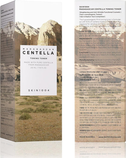 SKIN1004 Madagascar Centella Toning Toner | Daily Skin Care Solution for Sensitive Acne-Prone Skin, 210ml