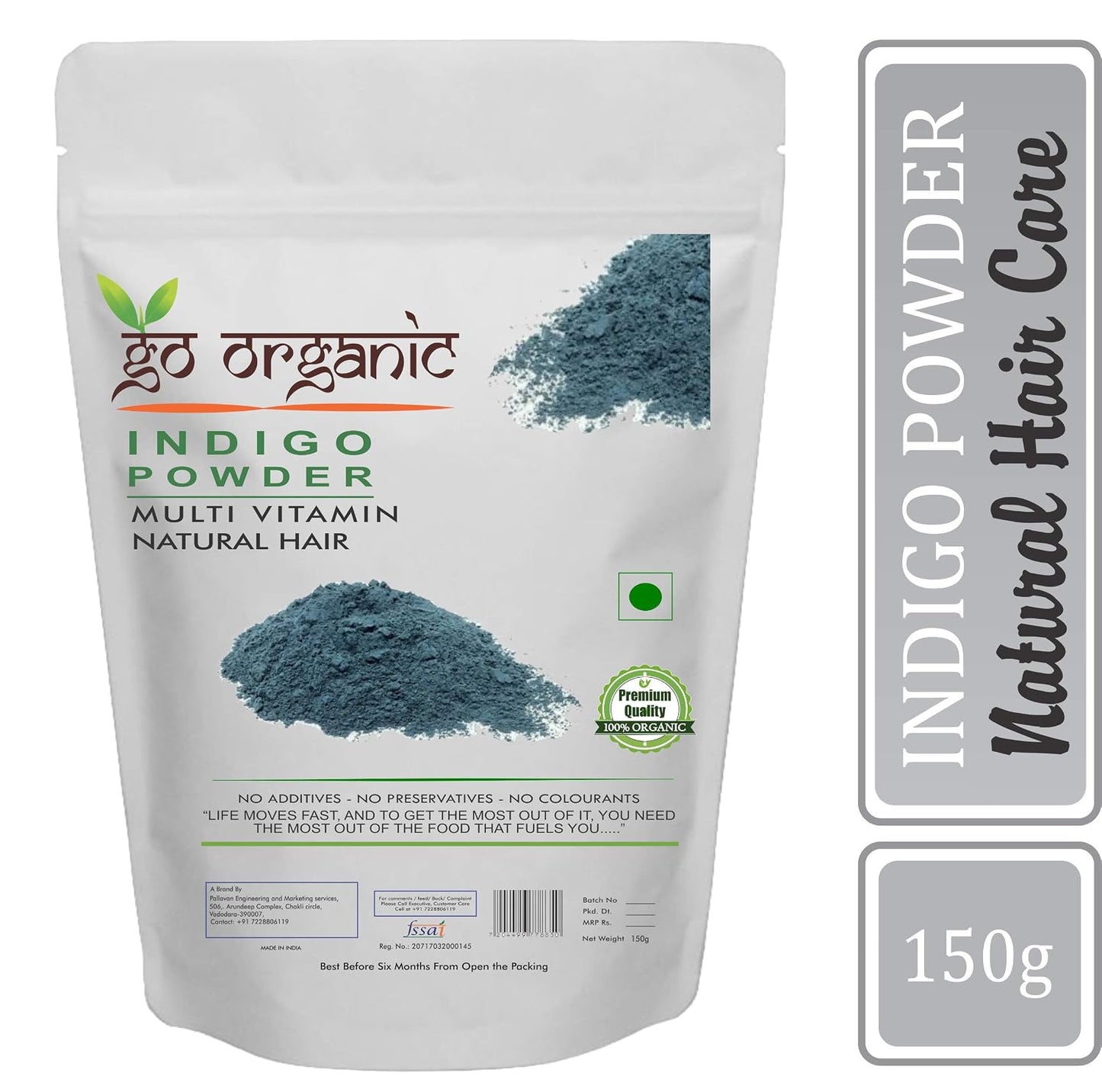 Go Organic Organic Indigo Powder (150)