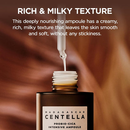 SKIN1004 Centella Probio-Cica Intensive Ampoule | Soothing & Barrier Repair for Dry to Combination Skin with Fermented Centella & Ceramides, 50ml