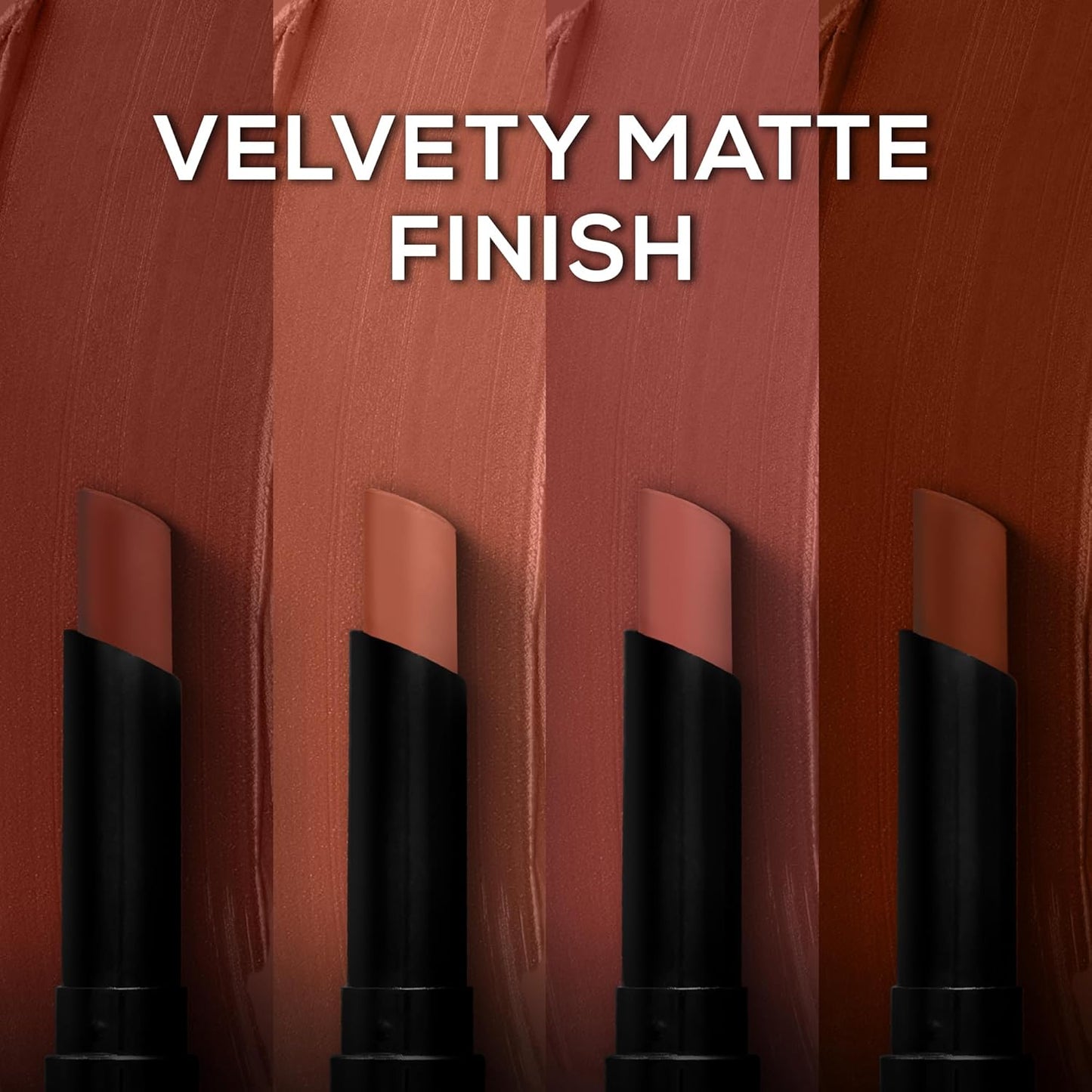 RENEE Very Matte Pack of 4 Matte Lipsticks - Nudes, Intense Color Pay Off, Full Coverage, Long Lasting & Weightless, Easy Glide Formula With Velvety Finish, Suitable for All Occasion & Gifting