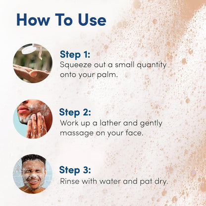 Man Matters Clear 2% Salicylic Acid Face Wash for Men | Helps to Reduce Acne, Dark Spots & Oil Production | Formulated with Salicylic Acid, Neem Extract and Menthol | 100ml