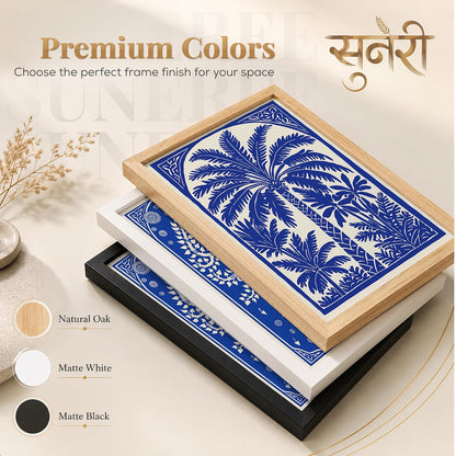 Traditional Indian Wall Art — Set of 2 (ART 22, 13x19 INCHES)