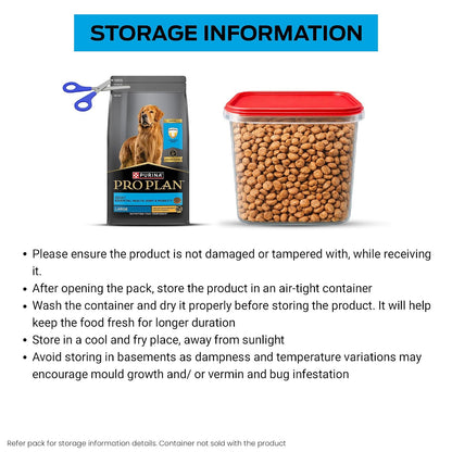 Purina Pro Plan Adult Dog Dry Food for Large Breed Dogs, 1kg Pack | With Complete & Balanced Nutrition, High Digestibility, Proprietary Blend, No Added Artificial Colours & Flavours