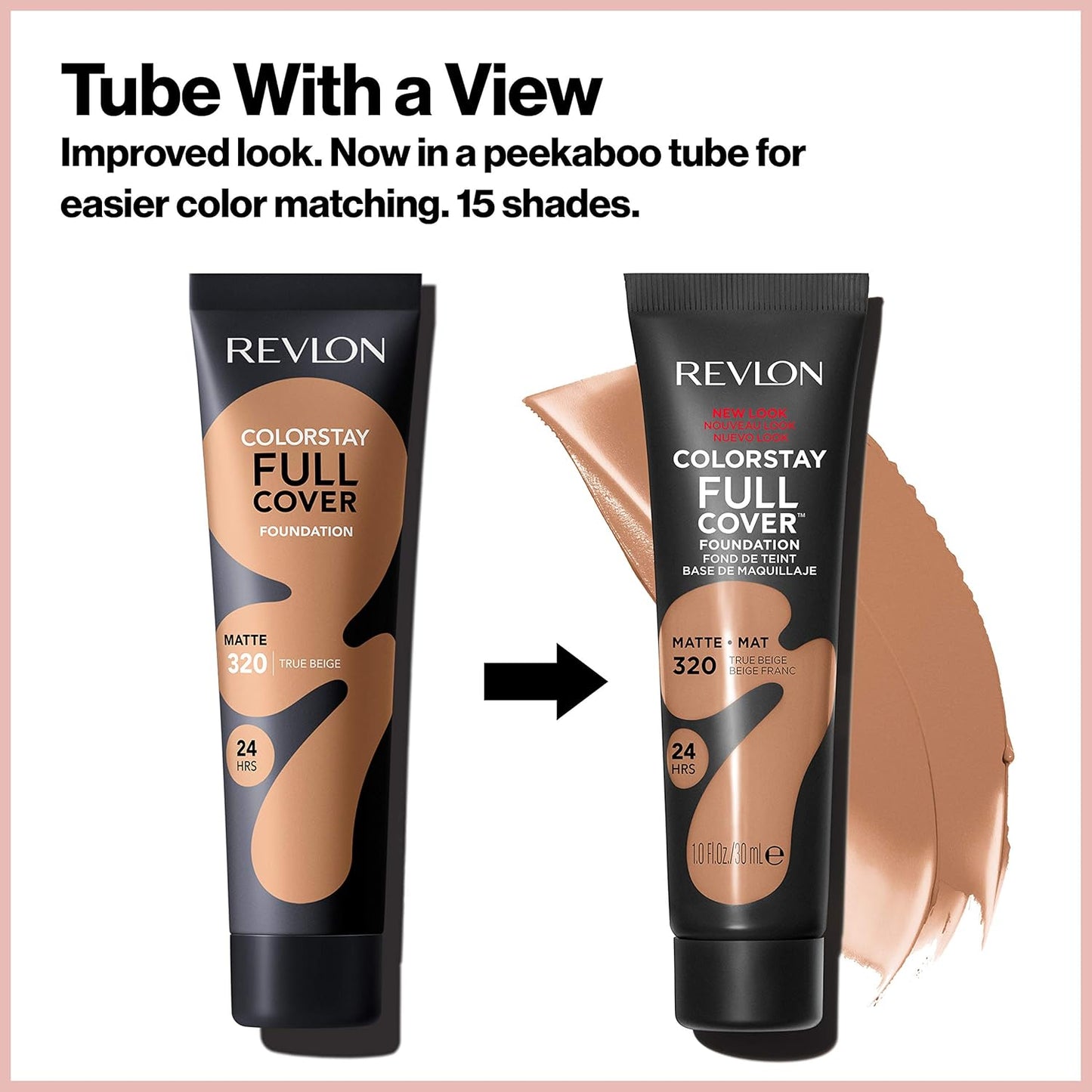 Revlon Liquid Foundation, ColorStay Face Makeup for Normal and Dry Skin, Longwear Full Coverage with Matte Finish, Oil Free, Nude, 30 ml
