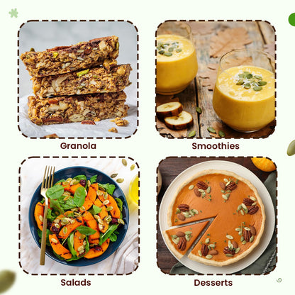 Neuherbs Raw Unroasted Pumpkin Seeds For Immunity Booster | Superfood Seeds For Eating | Fibre Rich Dry Seeds - 1 kg