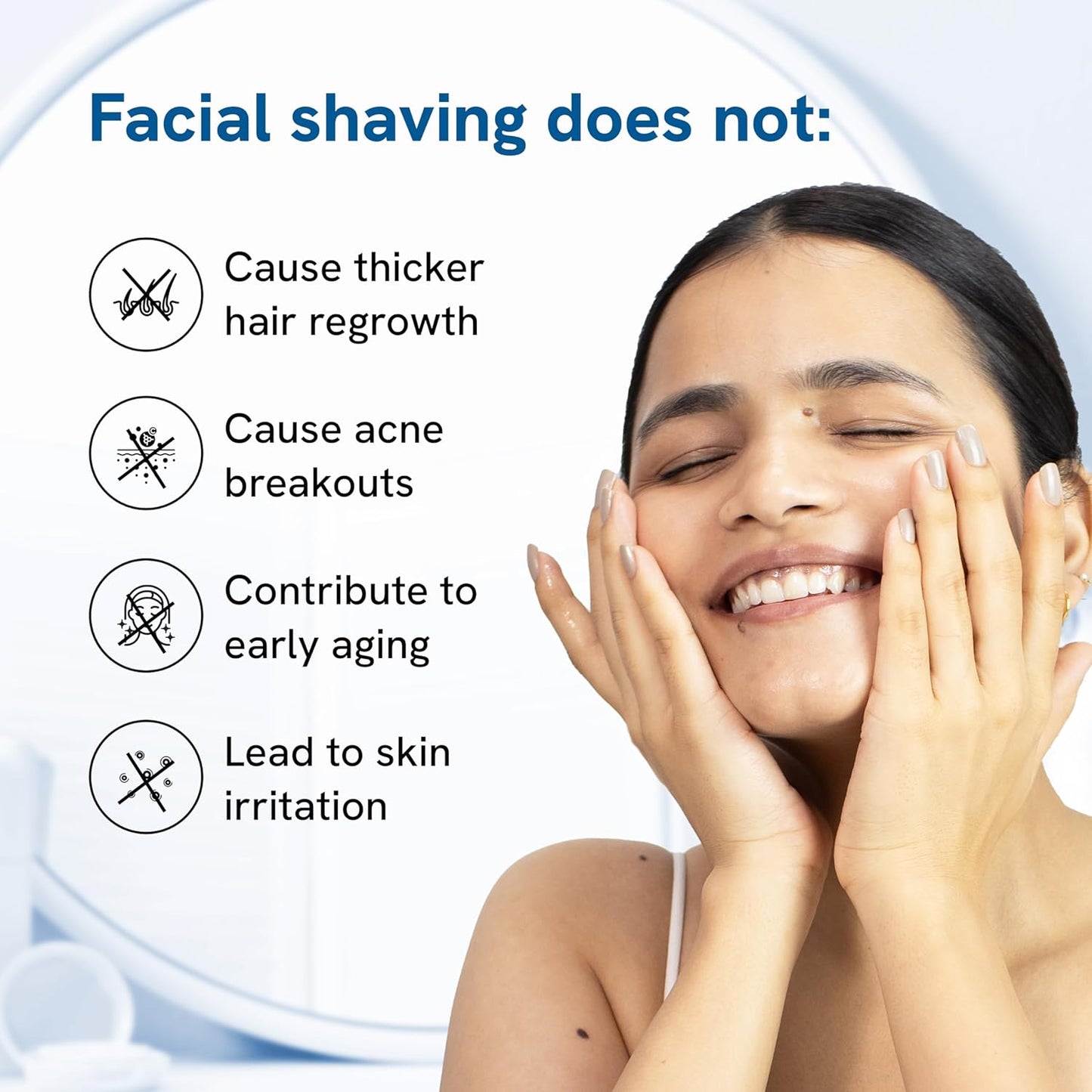 Be Bodywise Reusable Face Razor For Women - Pack of 3 | Instant & Painless Hair Removal | For Eyebrows, Upper Lip, Forehead, Peach Fuzz, Chin and Sideburns | Stainless Steel Blade & Firm Grip | Purple