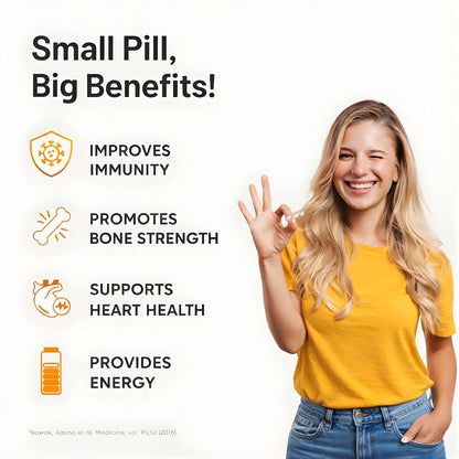 Nutrabud Vitamin D3 K2 MK7-120 Veg Tablets - 600 IU - 100% RDA Plant-Based Vitamin D3 Supplement from Lichen Source with Vitamin K2 as MK7 Menaquinone (Pack of 1)