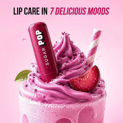 SUGAR POP Nourishing Lip Balm | Avocado Oil | SPF Protection | Hydrating Lip Balm For Dry Lips | 4.5 gm - 07 Plum