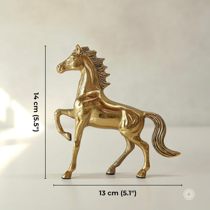 BEHOMA Metal Horse Decorative Figurine Showpiece