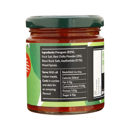 Aamra Homemade Natural Heeng Aam Pickle (Hing Mango Pickle), No Preservatives, Oil-Free- 190 grams